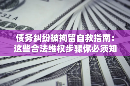 济南债务纠纷被拘留自救指南：这些合法维权步骤你必须知道！