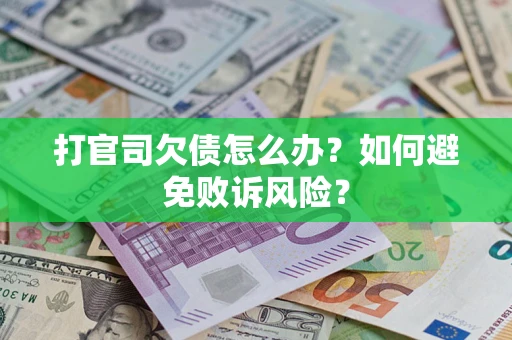 济南打官司欠债怎么办？如何避免败诉风险？