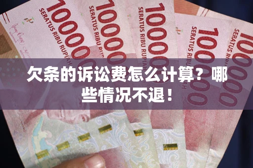 济南欠条的诉讼费怎么计算?哪些情况不退! 济南欠条的诉讼费怎么计算?哪些情况不退!