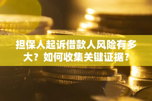 济南担保人起诉借款人风险有多大？如何收集关键证据？