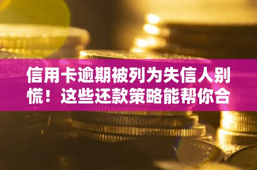 济南信用卡逾期被列为失信人别慌！这些还款策略能帮你合法止损