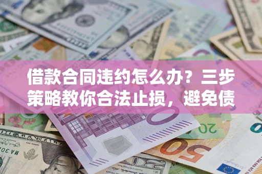 济南借款合同违约怎么办？三步策略教你合法止损，避免债务危机升级